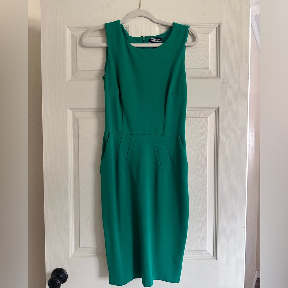 Lands’End Green dress size 4